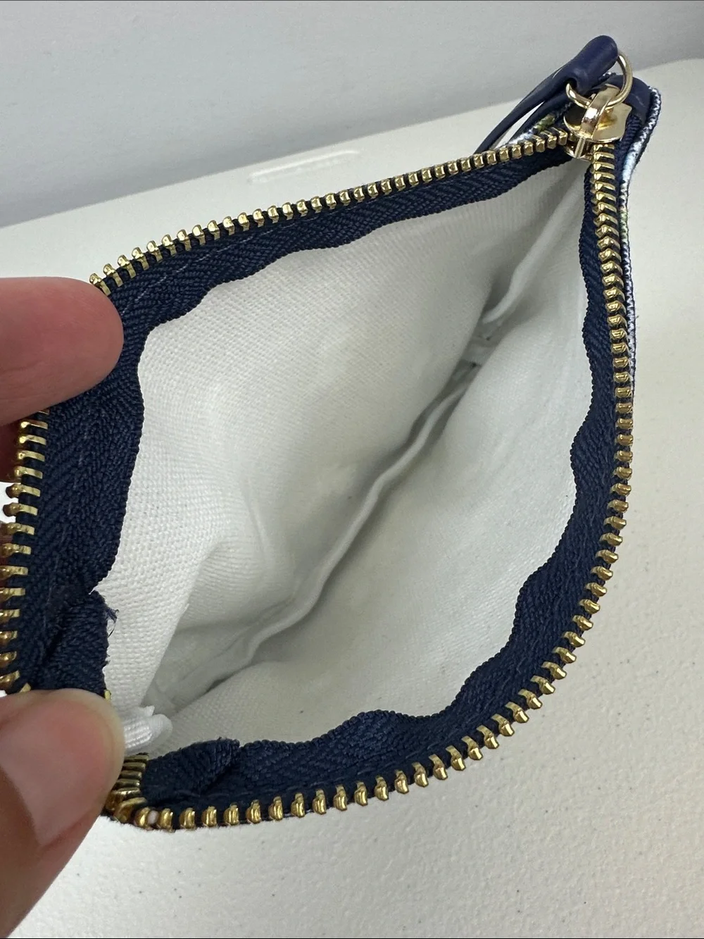 NWOT Rifle Paper Co. DITZY HYDRANGEA ZIPPERED POUCH